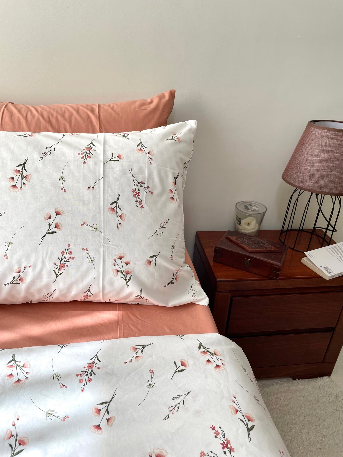 Parure Lys rose
