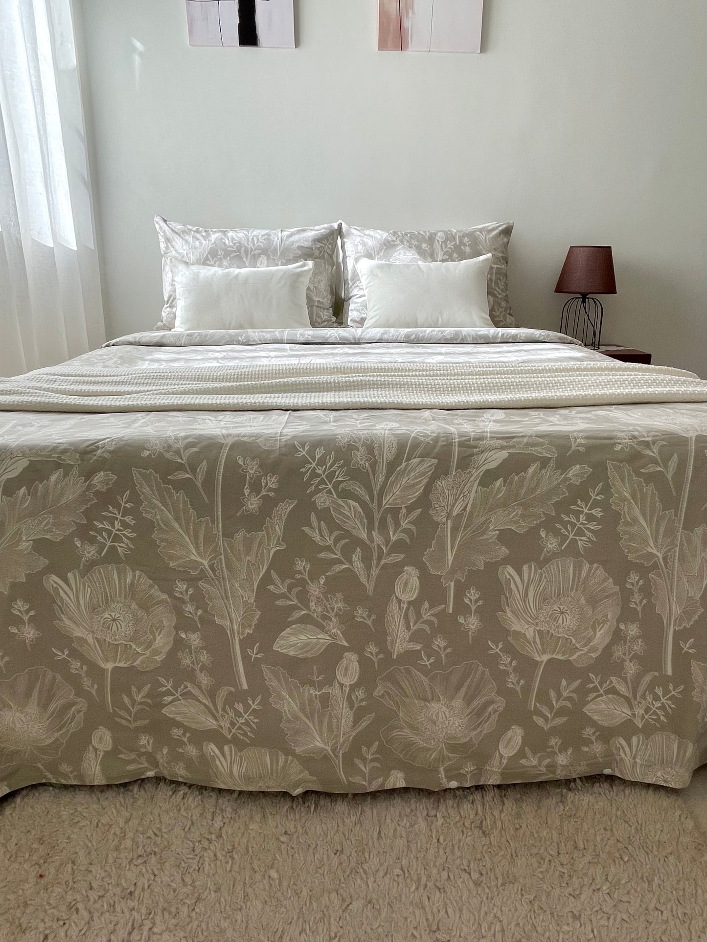 Parure hortensias nude